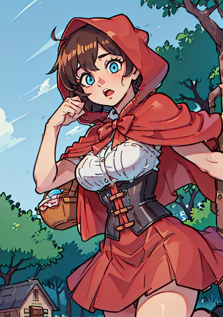 Anime picture little red riding hood 1200x1610 273525 en